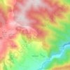 Mapa topográfico Nestares, altitud, relieve