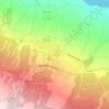 Mapa topográfico Honokaa, altitud, relieve