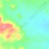 Mapa topográfico El Algarrobo, altitud, relieve