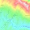 Mapa topográfico Sindanglaya, altitud, relieve