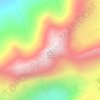 Mapa topográfico Mount Cannon, altitud, relieve