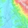 Mapa topográfico Le Temple, altitud, relieve