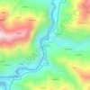 Mapa topográfico Nainbagh, altitud, relieve