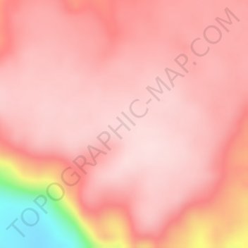 Mapa topográfico Serra dos Parecis, altitud, relieve