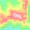 Mapa topográfico Buntu Talimbangan, altitud, relieve
