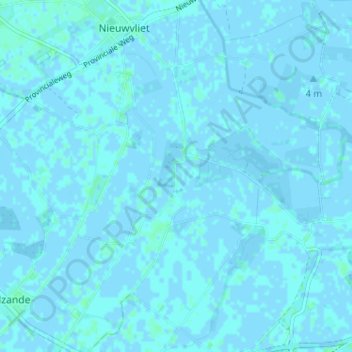 Mapa topográfico Marolleput, altitud, relieve