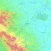 Mapa topográfico Bangko Barat, altitud, relieve