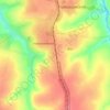 Mapa topográfico Оболенское, altitud, relieve