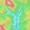 Mapa topográfico 白羊沟, altitud, relieve