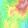 Mapa topográfico Bisinao, altitud, relieve