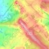 Mapa topográfico Les Minières, altitud, relieve