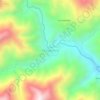 Mapa topográfico Pachapiriana, altitud, relieve