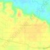 Mapa topográfico Pancuran Gading, altitud, relieve