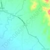 Mapa topográfico Parista, altitud, relieve