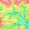 Mapa topográfico Graulheck, altitud, relieve