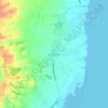 Mapa topográfico Malbago, altitud, relieve