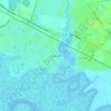Mapa topográfico Shadowlawn, altitud, relieve