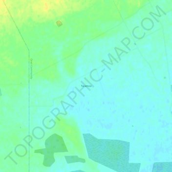 Mapa topográfico Taramoa, altitud, relieve