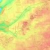 Mapa topográfico Les Grandes Brosses, altitud, relieve