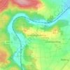 Mapa topográfico Großberghofen, altitud, relieve