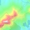 Mapa topográfico Driekop, altitud, relieve