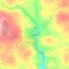 Mapa topográfico Lisgoold, altitud, relieve