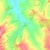 Mapa topográfico Sognes, altitud, relieve