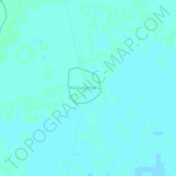 Mapa topográfico Machacamarca, altitud, relieve