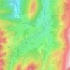 Mapa topográfico Côte Belette, altitud, relieve