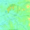 Mapa topográfico Pannala, altitud, relieve