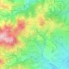 Mapa topográfico Le-Richoud, altitud, relieve