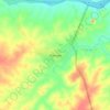 Mapa topográfico Namapa, altitud, relieve