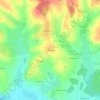 Mapa topográfico La Messinière, altitud, relieve