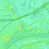 Mapa topográfico Den Akker, altitud, relieve