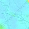 Mapa topográfico Koto Baru Tanah Kampung, altitud, relieve