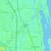 Mapa topográfico North Palm Beach, altitud, relieve
