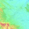 Mapa topográfico Sungai Rumbai, altitud, relieve