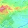 Mapa topográfico Belle, altitud, relieve