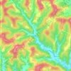 Mapa topográfico Bingamon, altitud, relieve