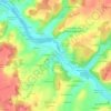 Mapa topográfico Le Bourg, altitud, relieve