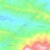 Mapa topográfico Cilebak, altitud, relieve