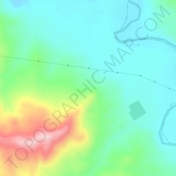 Mapa topográfico El Conde, altitud, relieve