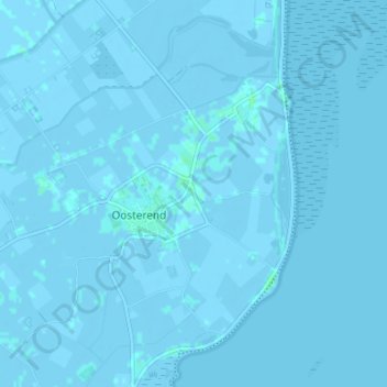 Mapa topográfico Zevenhuizen, altitud, relieve