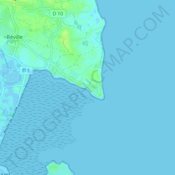 Mapa topográfico La Roque Jaune, altitud, relieve