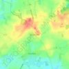 Mapa topográfico Brackrade, altitud, relieve