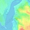 Mapa topográfico Le Hable, altitud, relieve