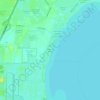 Mapa topográfico Anchor Bay Shores, altitud, relieve
