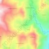 Mapa topográfico Los Naranjitos, altitud, relieve