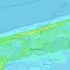 Mapa topográfico Midsland aan Zee, altitud, relieve
