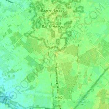 Mapa topográfico Schaluinen, altitud, relieve